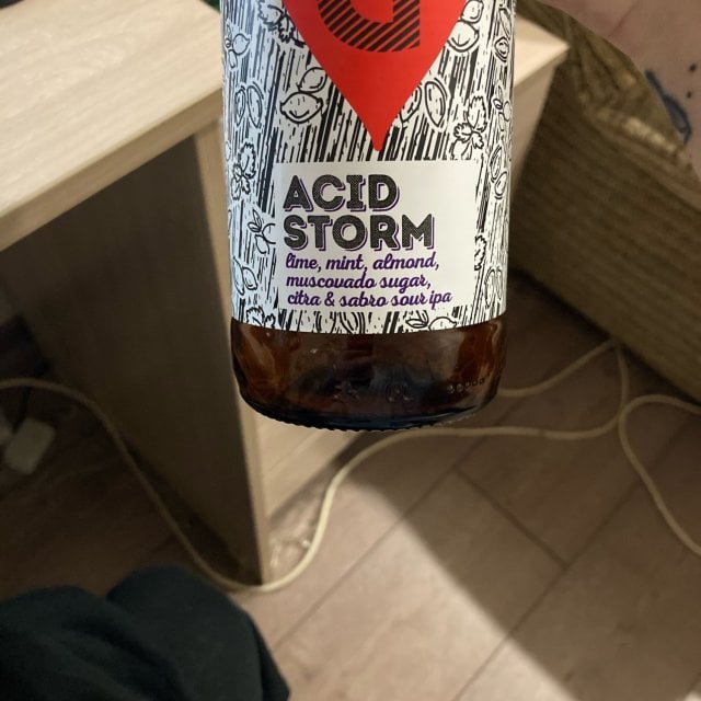ACID STORM lime, mint, almond, muscovado sugar, citra & sabro 