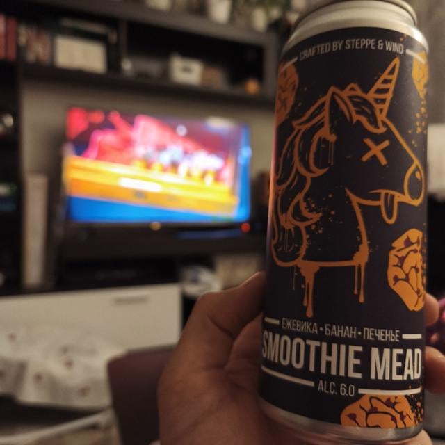 Smoothie Mead: Blackberry, Banana, Cookies