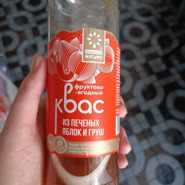 Квас из печеных яблок и груш