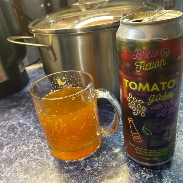 Tomato Gose with Thai Sauce with Sesame