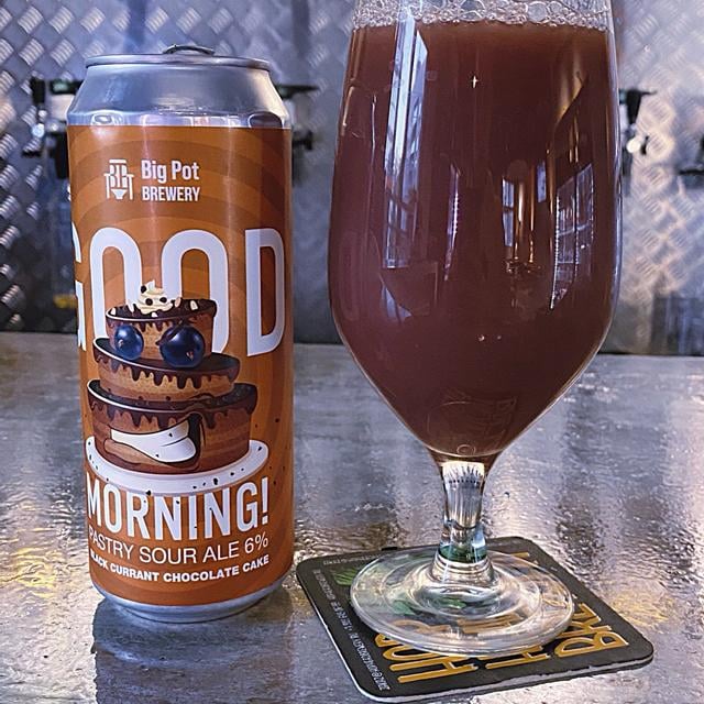 Good Morning : Black Currant Chocolate Cake